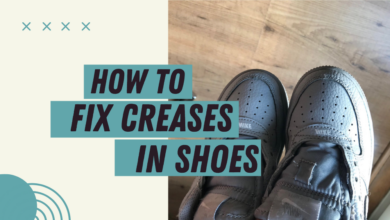 fix creases in shoes